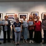 Artistes présents au vernissage Deux rivières pour une île