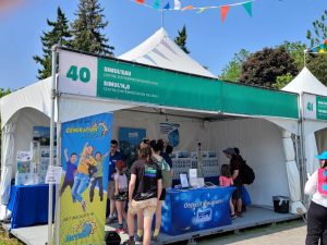 Kiosque du C.I.EAU au festival Eurêka 2023